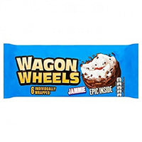 Burtons Wagon Wheels Jammie Mallow and Jam Biscuit (Pack of Six Biscuits) 220g