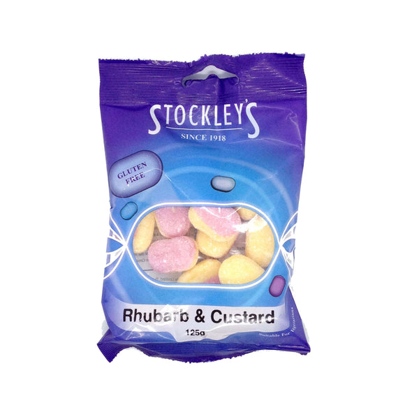 Stockleys Sweets Rhubarb and Custard 125g