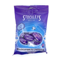 Stockleys Sweets Blackcurrant and Liquorice 100g