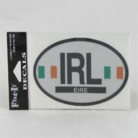 British Brands Decal Ireland Oval Shape Reflective and Waterproof 10g