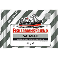 Lofthouse Fishermans Friend Sterke Salmiak (Strong Salty) Liquorice Sugar Free Lozenges 25g
