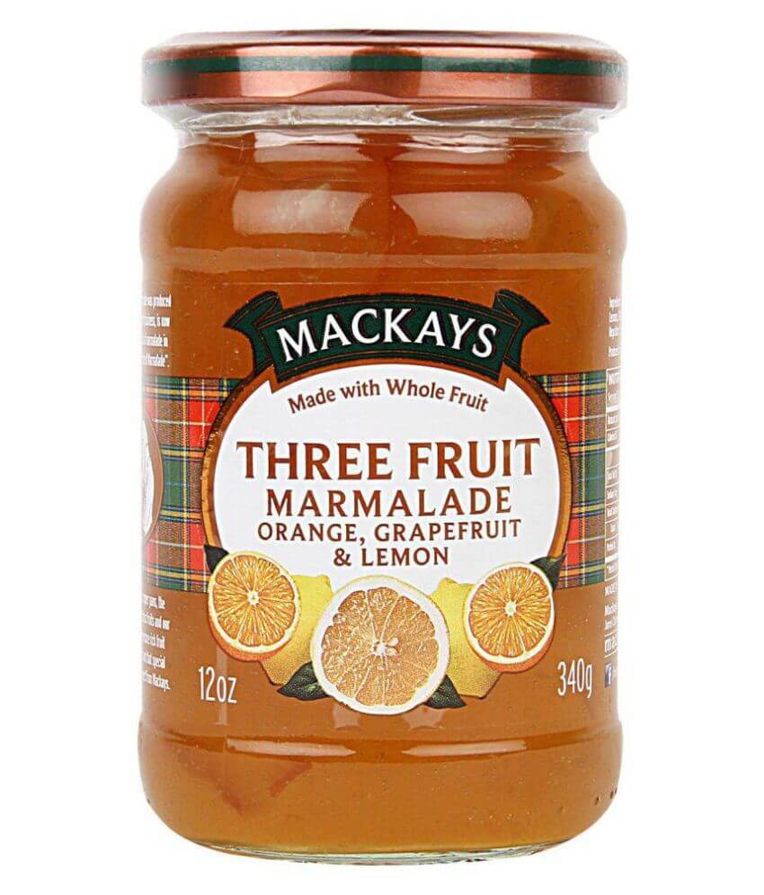 Mackays Three Fruit Marmalade (Grapefruit Lemon and Orange) 340g