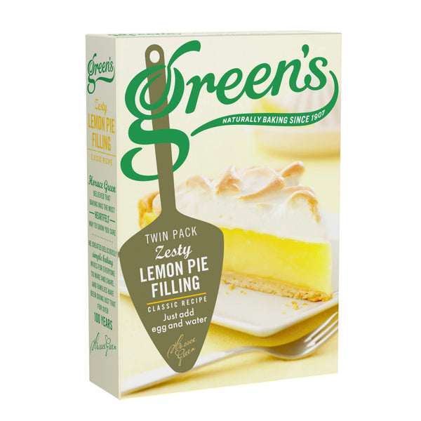 Greens Lemon Pie - Zesty Filling (Pack Of 2 Sachets) 140g