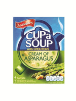 Batchelors Cup A Soup Cream of Asparagus with Croutons (Pack of 4) 117g