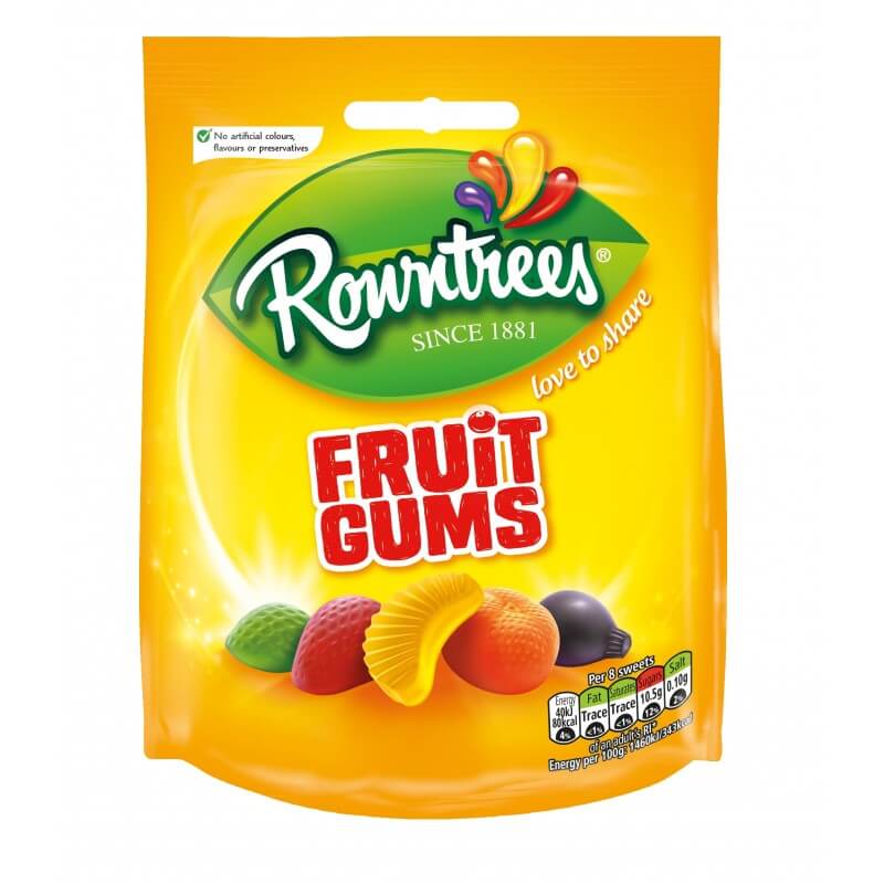 Rowntrees Fruit Gum Pouch 150g