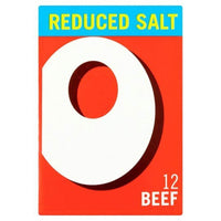 Oxo Stock Cubes - Reduced Salt Beef (Pack of 12 Cubes) 71g