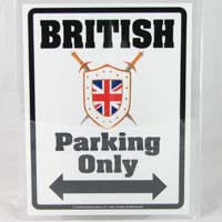 British Brands Parking Sign British 54g