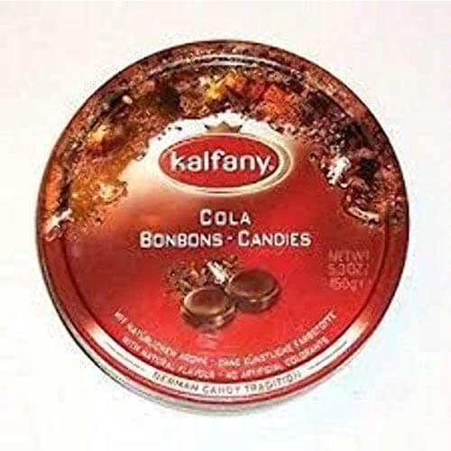 Kalfany Cola Flavored Hard Candies Tin 150g