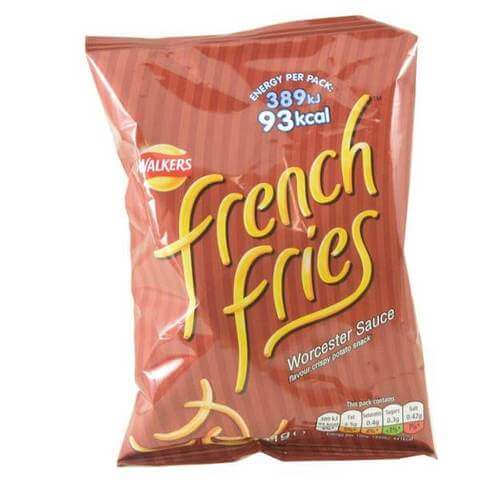 Walkers Crisps French Fries Worcester Sauce  21g