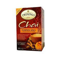 Twinings of London Tea - Chai Tea Pumpkin (Pack of 20 Tea Bags) 40g