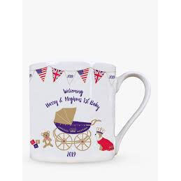 Milly Green Welcoming Harry and Meghans 1st Baby Mug 160g