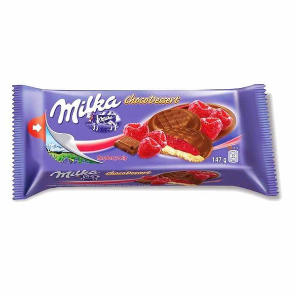 Milka Choco Dessert Cookies with Raspberry Jelly 147g