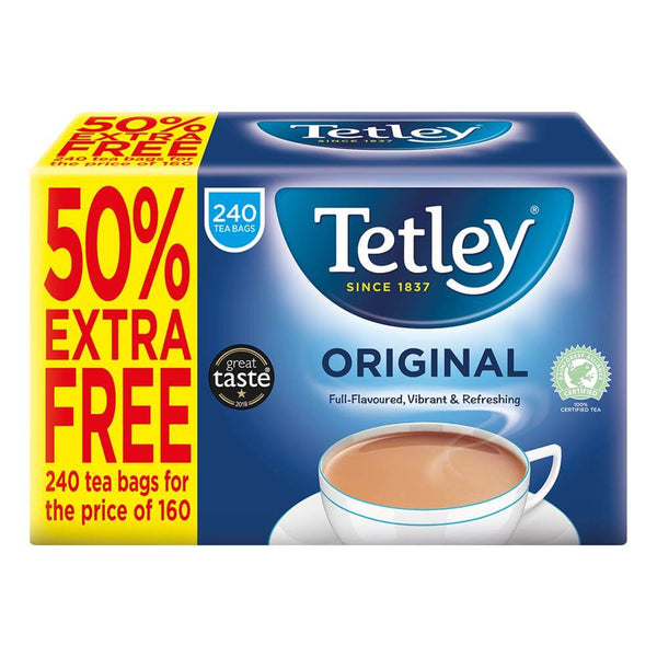 Tetley Teabags 240 Bags 1200g – British Food Shop