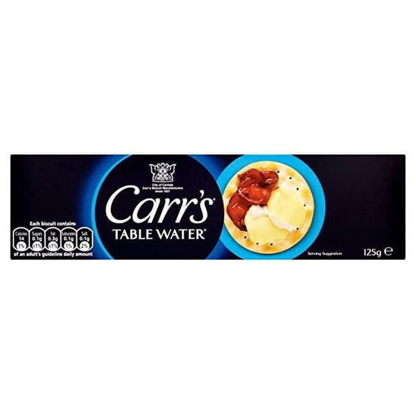 Carrs Table Water Crackers Crispy And Thin 125g