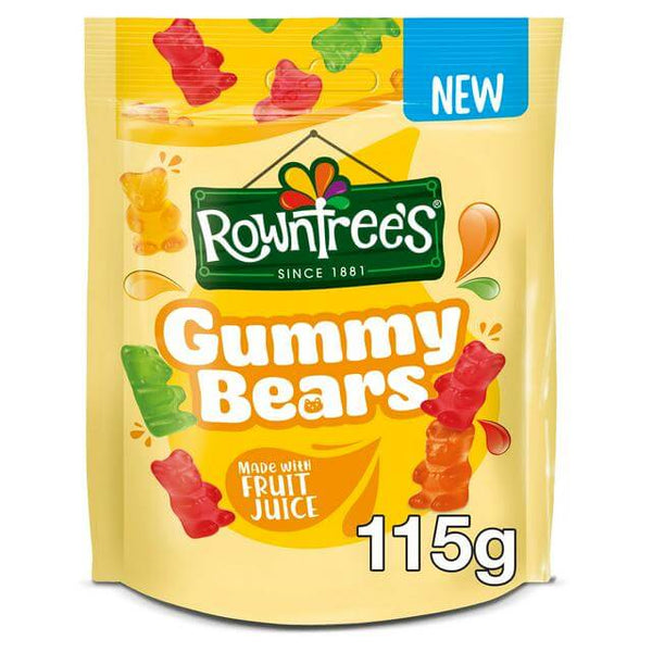 Nestle Rowntrees Gummy Bears Pouch 115g